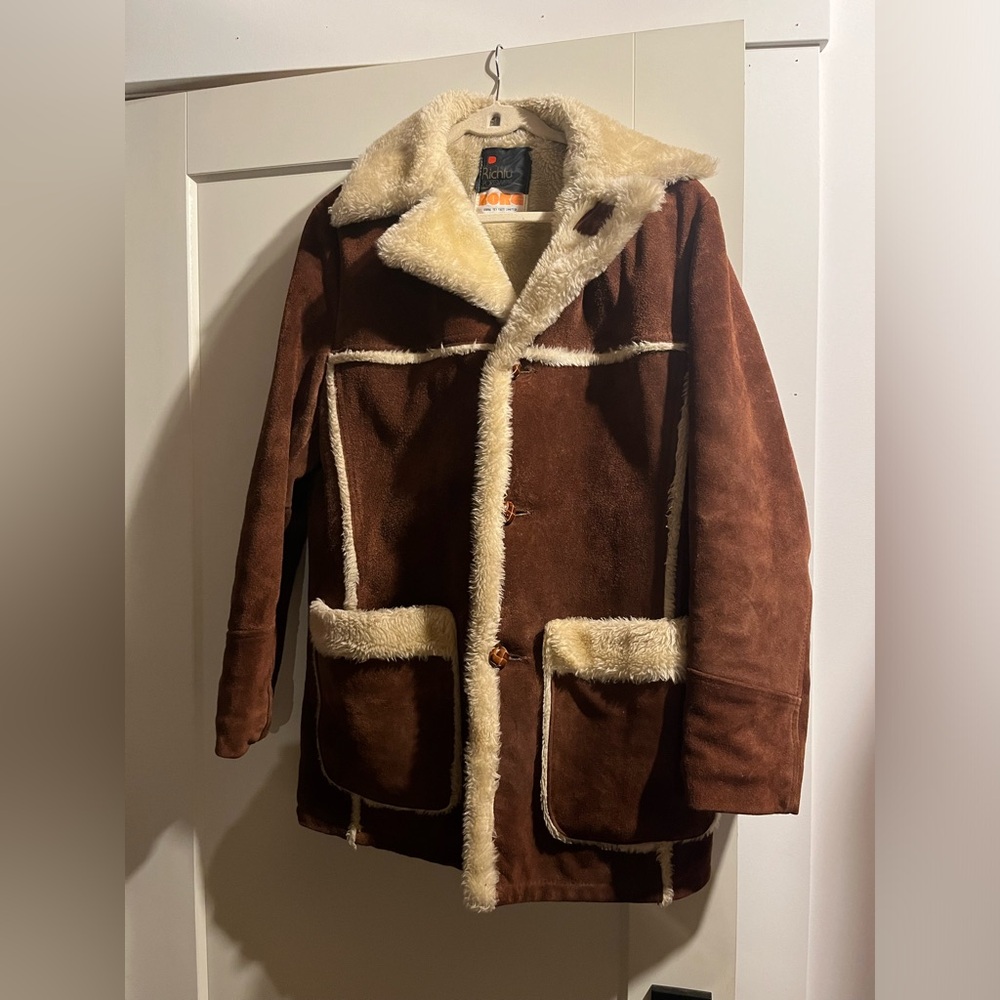 Richlu Vintage Swede Winter Coat